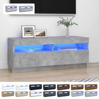 TV Cabinet with LED Lights TV Stand Multi Colours 100x35x40/80x35x40 cm vidaXL