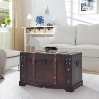 Vintage Treasure Chest Wood 66x38x40 cm vidaXL
