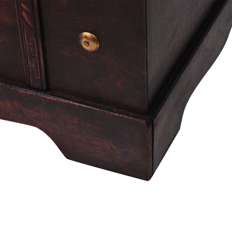 Buy Vintage Treasure Chest Wood 66x38x40 cm vidaXL MyDeal