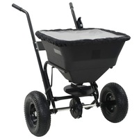 Walk Behind Salt Spreader PVC and Steel 106x73x76 cm 45 L vidaXL