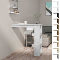 Wall Bar Table Engineered Wood Pub Festival Dinner Table Multi Colours vidaXL