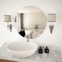 Wall Mirror 60 cm Round Glass vidaXL