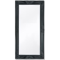 Wall Mirror Baroque Style 100x50 cm Black vidaXL