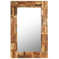 Wall Mirror Solid Reclaimed Wood 60x90 cm vidaXL