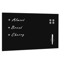 Wall Mounted Magnetic Blackboard Glass 100x60 cm vidaXL