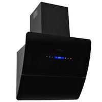Wall Mounted Range Hood Stainless Steel 756 m�/h 60 cm Black vidaXL