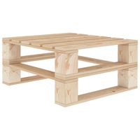 Garden Pallet Table Wood vidaXL