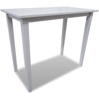Wooden Bar Table White vidaXL