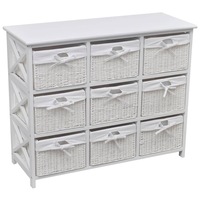 Storage Cabinet Akron White vidaXL