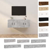 Wall-mounted TV Cabinets Floating TV Stand Wall Entertainment Unit vidaXL