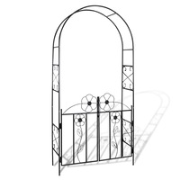 Garden Arch Door vidaXL