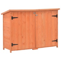 Garden Storage Shed 128x42x91 cm Wood vidaXL