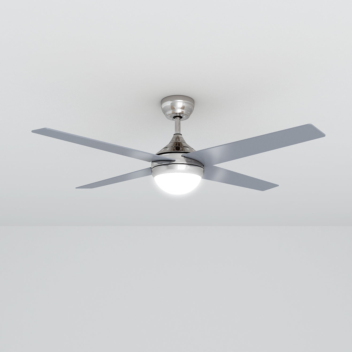 ELEGANT Ceiling Fan With Remote Control Wood Blade Changable LED Light Mute Indoor