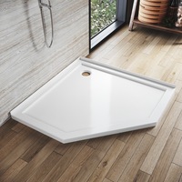 ELEGANT Diamond Center Waste Hole Shower Bases 1000x1000mm