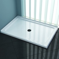 ELEGANT Rectangular Durable Acrylic Fiberglass Shower Base 1200x800mm