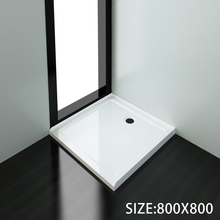 Vidaxl Abs Shower Base Tray Square 90x90cm Bathroom Enclosure Threshold Part Buy Shower Bases