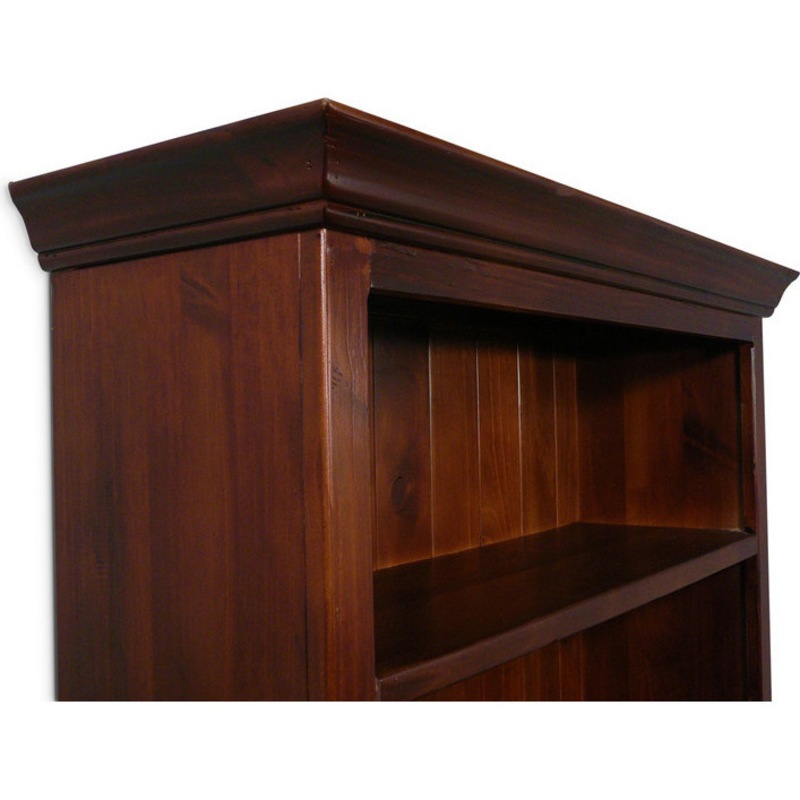 Buy Jamaica Pine 4 Drawer Bookcase Standing Shelf 2m MyDeal