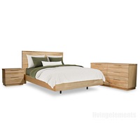 Aziah Messmate QUEEN Floating Bed Dresser Bedroom Package