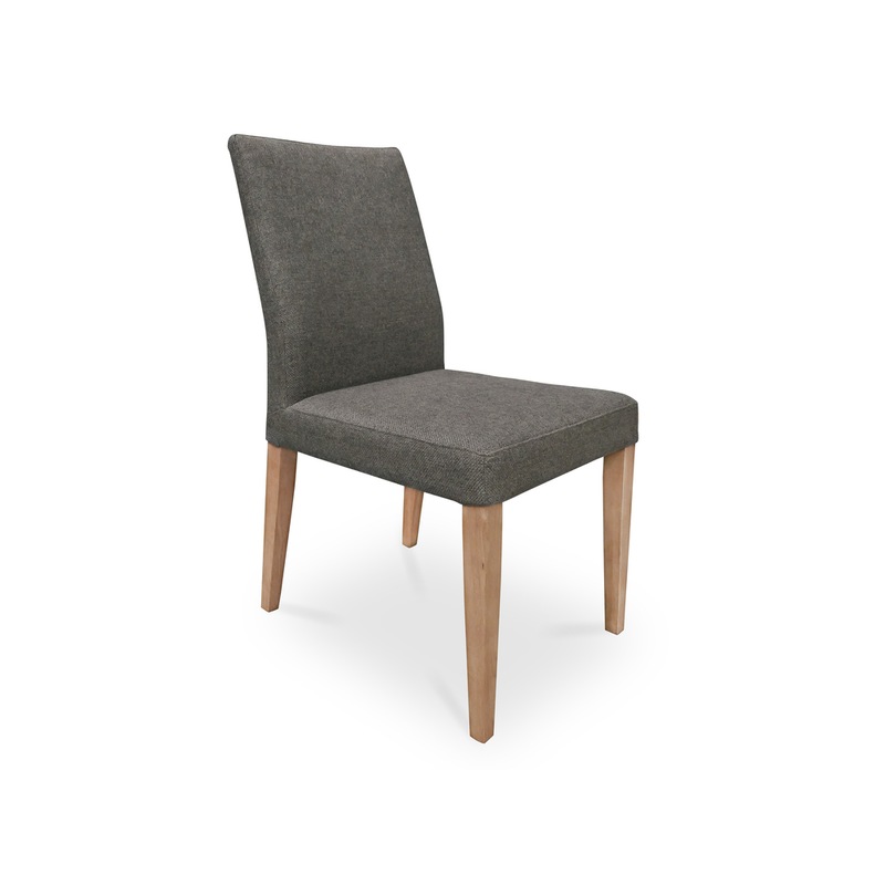 Buy Juni Fabric Dining Chair DARK GREY - MyDeal