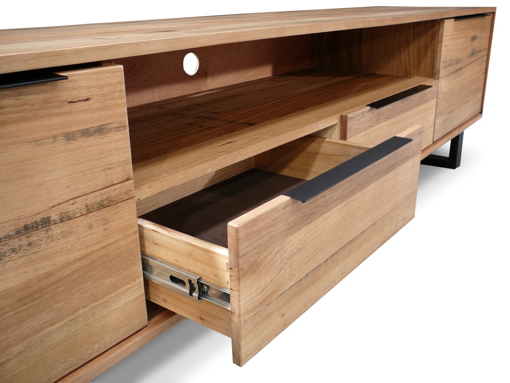 South Wharf Tasmanian Oak 2200 Lowline TV Stand Buy Entertainment