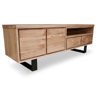 Stoke Tasmanian Oak 1800 TV Unit with Loop Legs