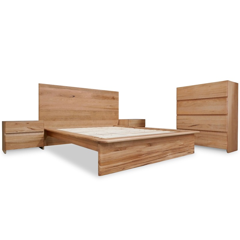 Buy Tiamo Messmate Timber Tallboy Bedroom Package QUEEN MyDeal