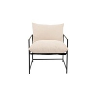 Candy Arm Chair White - 100% Polyester