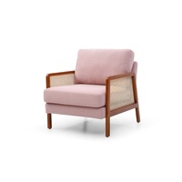 Rebecca Arm Chair Elegant and Comfortable Seating for Modern Living Rooms Pink