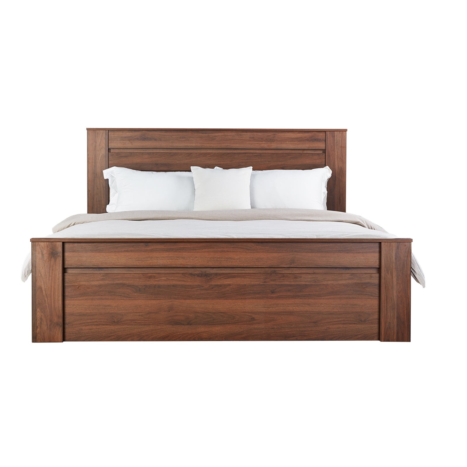 wood platform bed frame king
