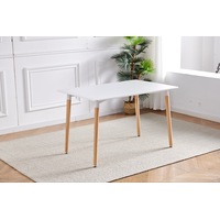 Oliver 120 cm Rectangle Dining Table - White