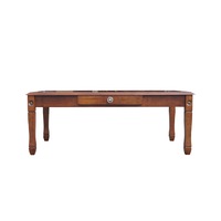 Shaan End Table Minimal and Sleek Accent Table for Living or Bedroom Use Wood Finish