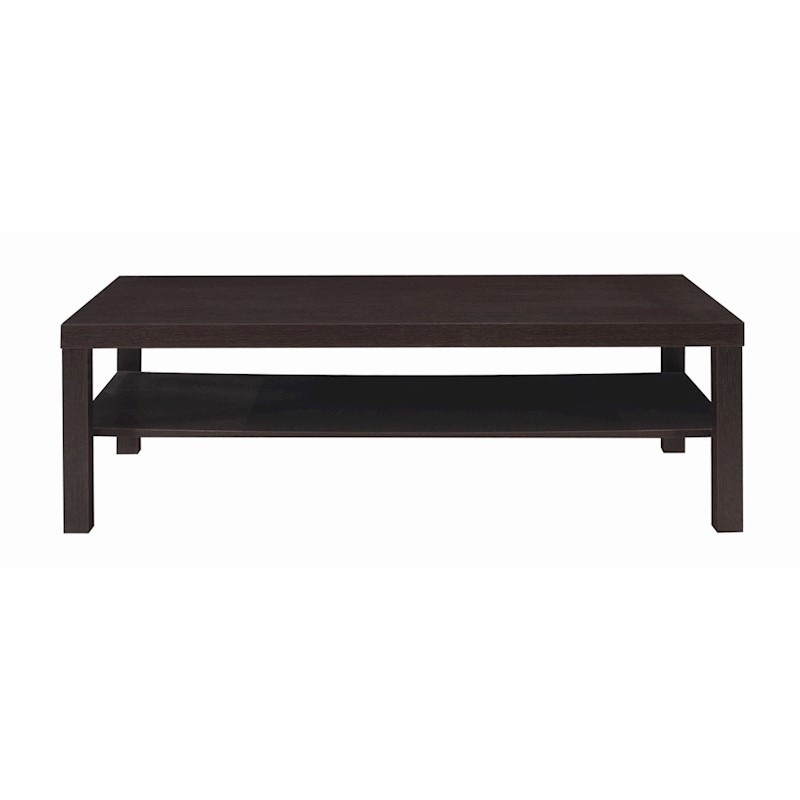 Buy Simple Coffee Table Black Oak MyDeal