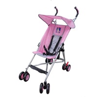 Aussie Baby Quick & Easy Umbrella Fold Simple Stroller - Pink