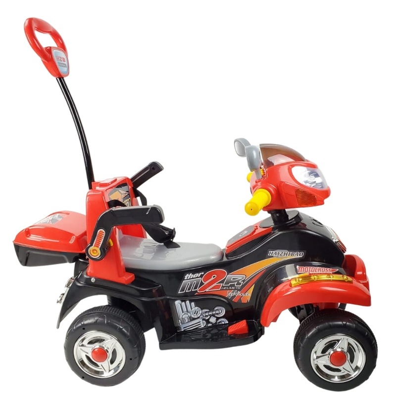 Buy Toddler 6V Electric Ride On Quad Bike with Parent Handle MyDeal