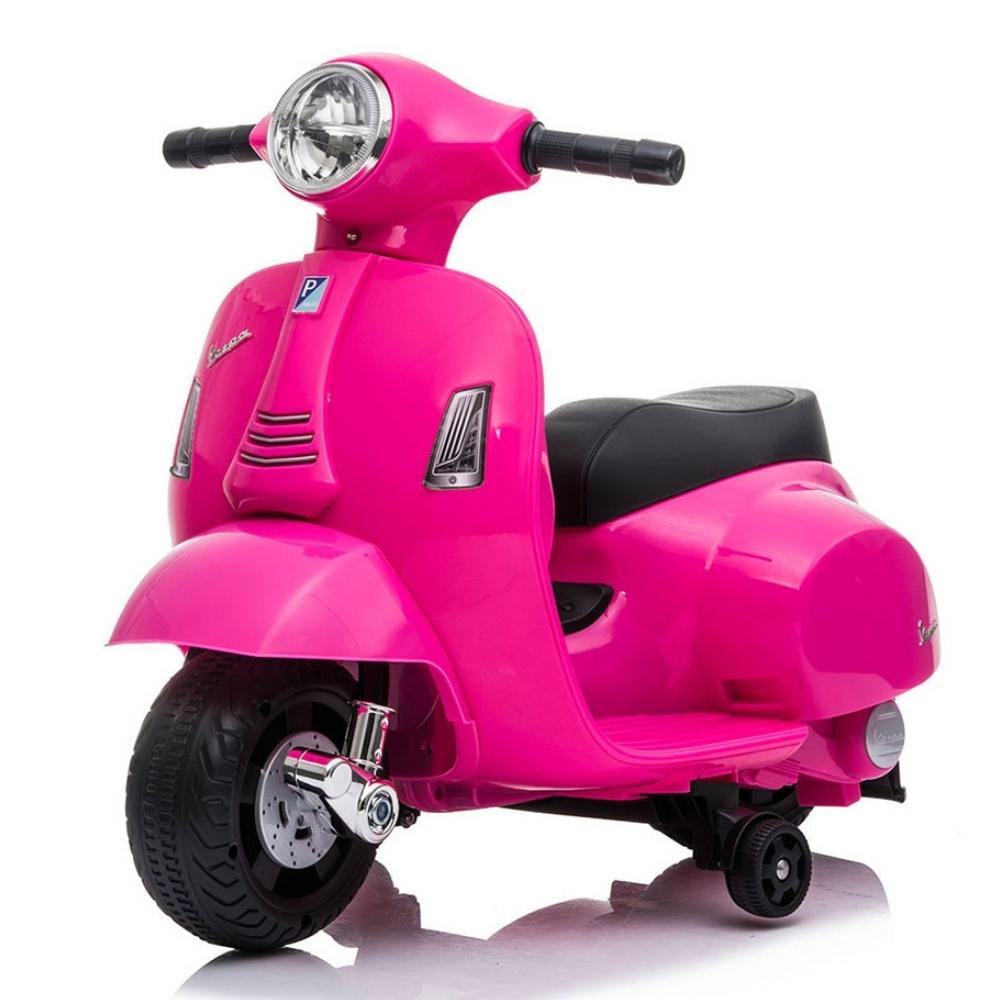Vespa Licensed Mini 6V Electric Ride On Bike - Pink