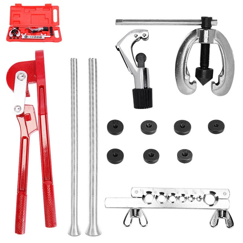 Buy 13pcs Double Flaring Tool Tube Bender Flare Kit Brake Fuel Line Air