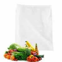 2X Micron Reusable Nylon Fine Mesh Food Strainer Filter Bags for Nut Milk Coffee