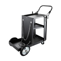 3-tier Commercial Level Welding Cart Trolley with Cylinder Storage