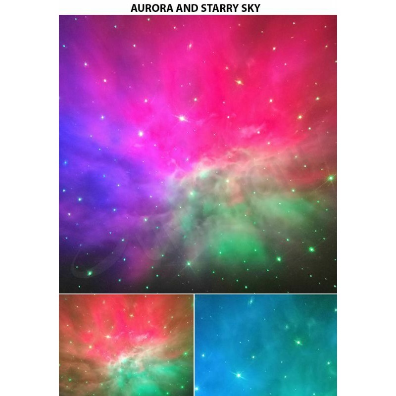 3d Aurora Laser Led Starry Sky Star Projector Light Nebula Night Lamp Rotation Grey Buy Night Lights Light Projectors