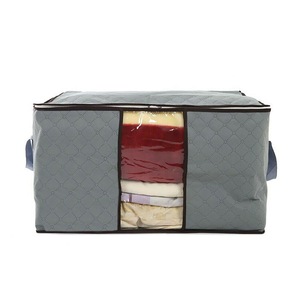 4X Large Clothes Quilt Blanket Storage Bag Fabric Home Organizer Zipper Box Bags