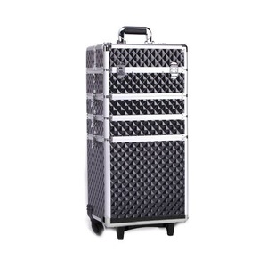 7 in 1 Portable Cosmetics Beauty Hairdressing Makeup Trolley Carry Bag Case Box