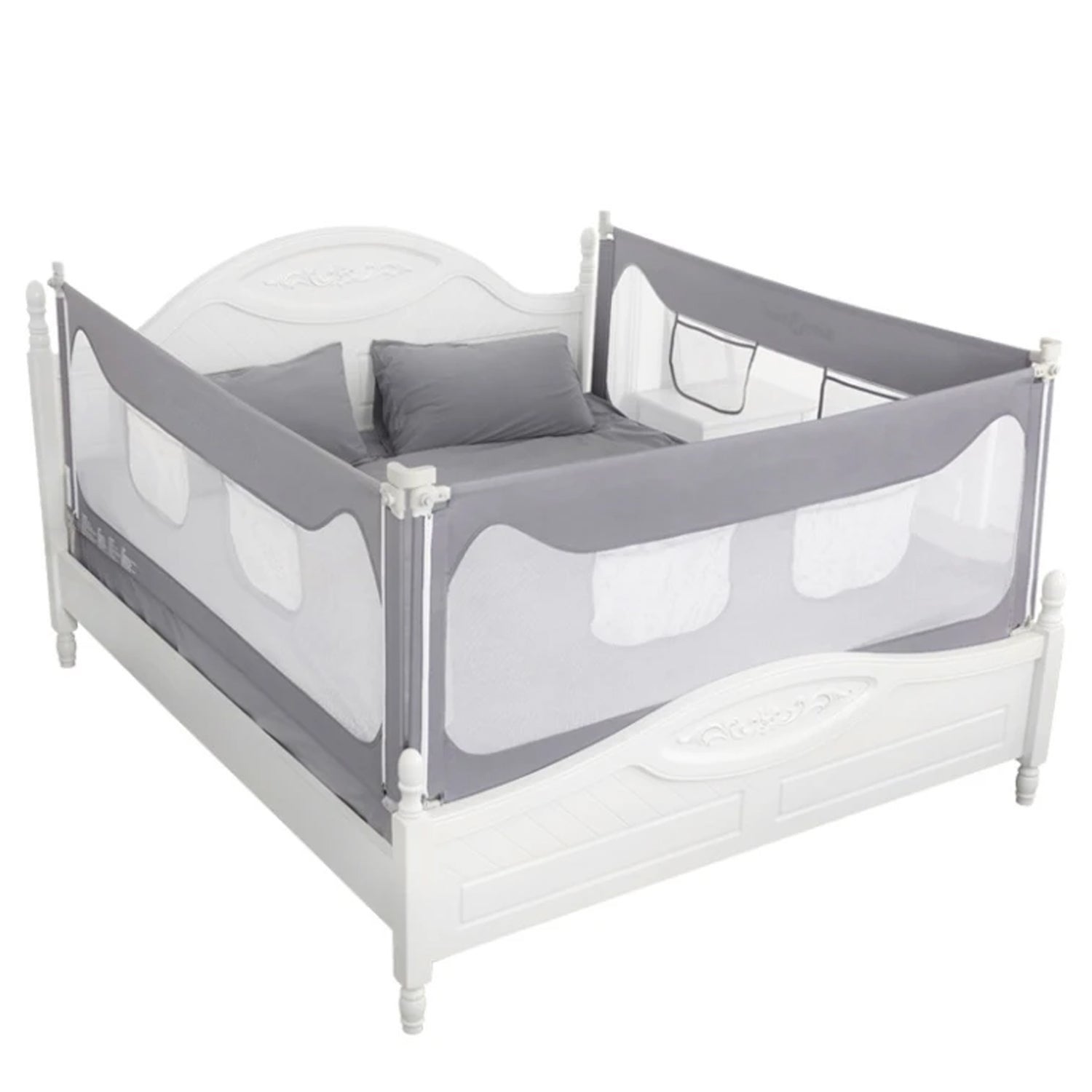 Adjustable Folding Kids Safety Bed Rail/BedRail Cot Guard Protecte Child Toddler