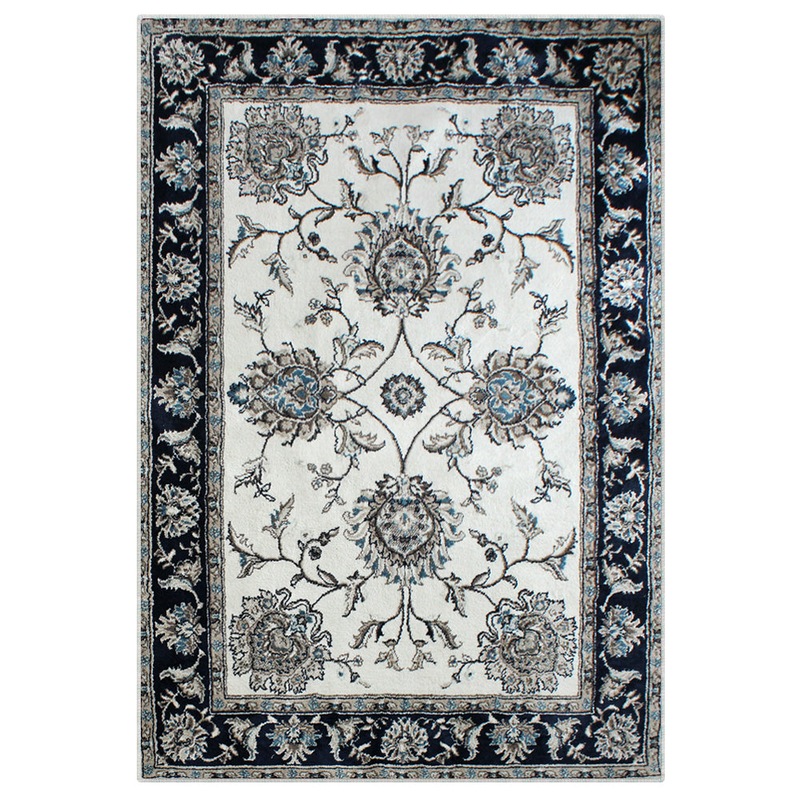 Buy Cream Blue Renna VintageStyle 2 Floor Area Traditional Soft Rug