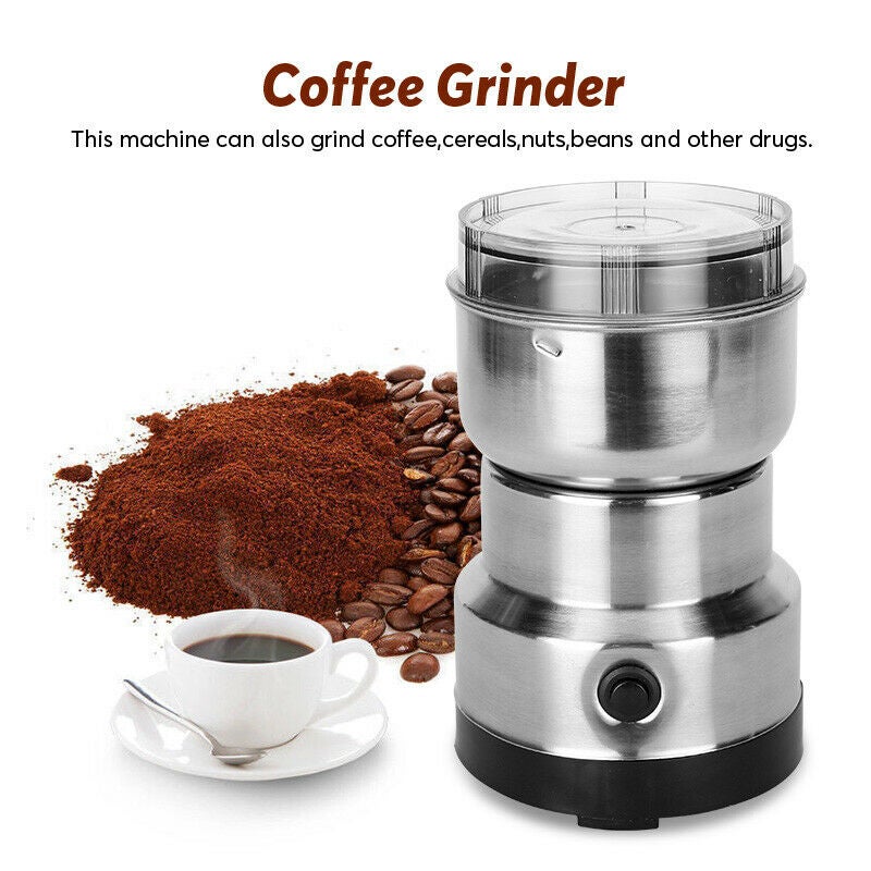 220V Electric Coffee Grinder Milling Nut Bean Spice Matte Blade Grinding  Blender