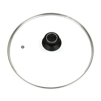 Fry Pan Pot Wok Cover Replacement Tempered Standard Round Glass Lid 16cm - 36cm