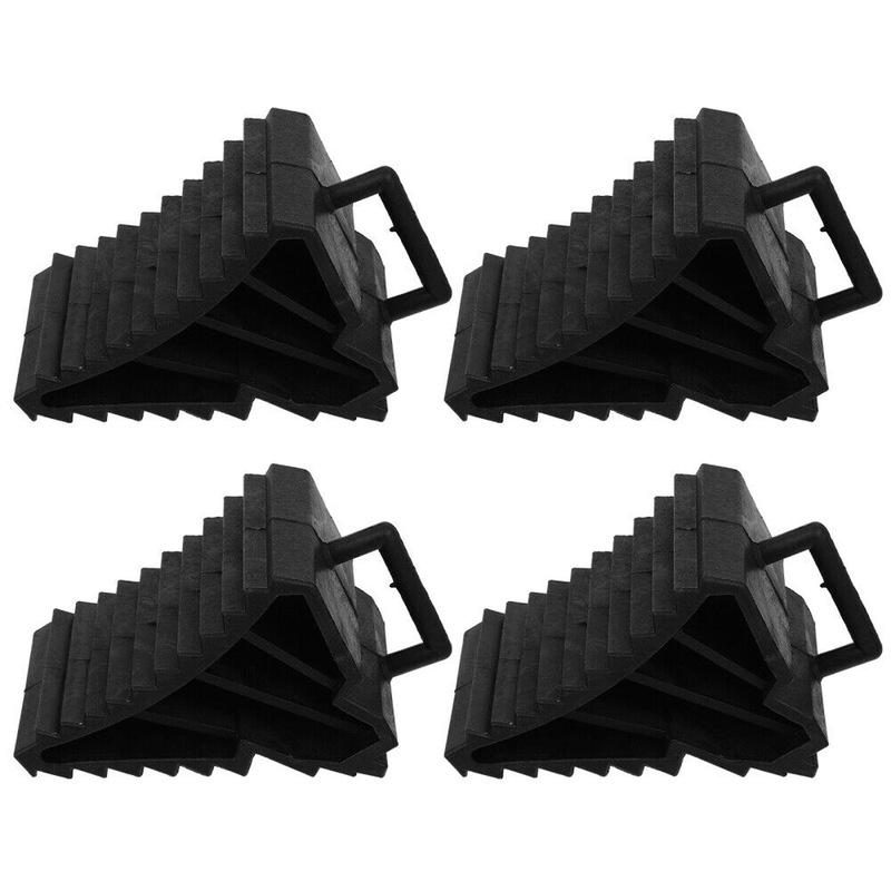 Buy Heavy Duty Plastic Wheel Chocks Trailer Safety Chock Car RV Caravan Boat 4Pack MyDeal
