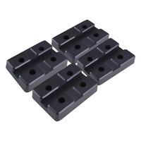 Heavy Duty Rubber Arm Pads Rectangle Universal For Car Auto Lift Truck Hoists - 4x