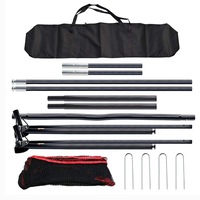 Huge Practice Golf Net for Outdoor Training Hitting Net with Carry Bag