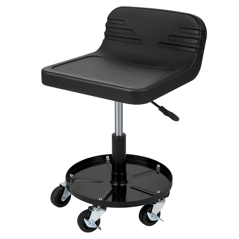 Buy Mechanics Adjustable Rolling Creeper Seat Mechanic Stool Chair - MyDeal