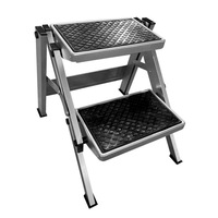 Portable Double Folding RV Step Ladder Camper Caravan